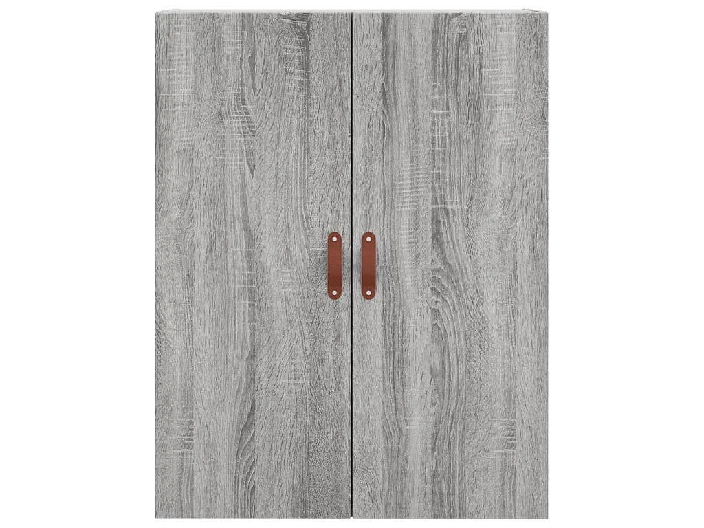 Buffet haut Sonoma gris 69,5x34x180 cm Bois d'ingénierie