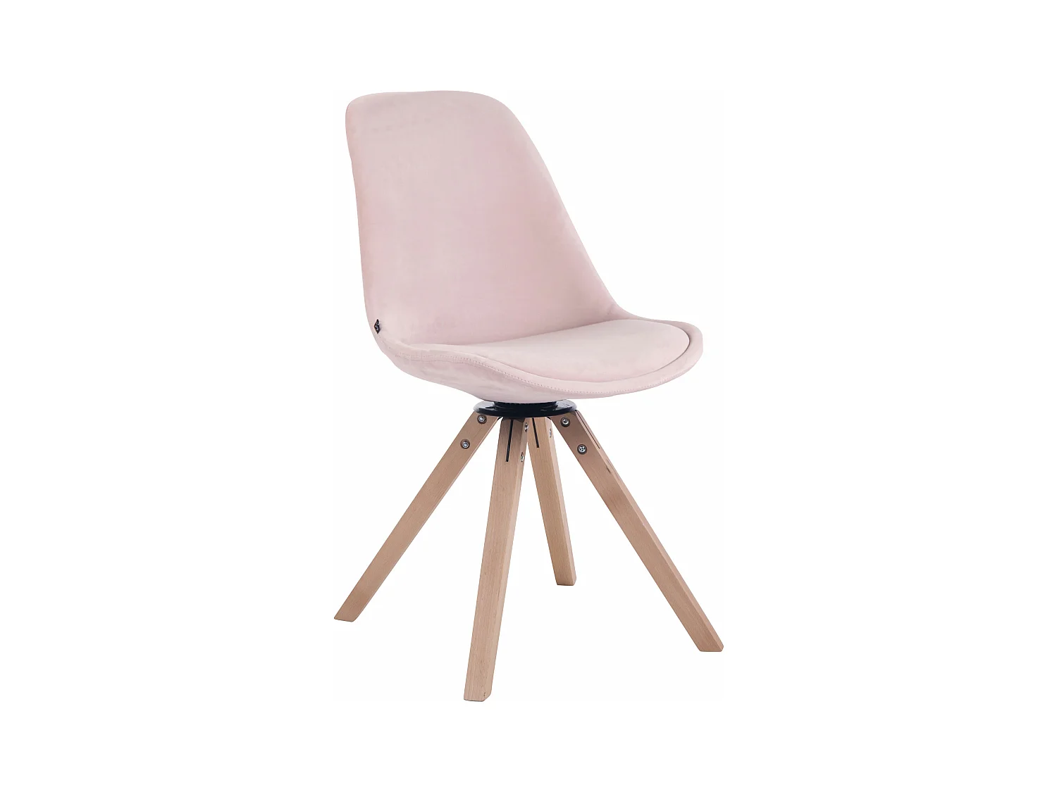 chaise salle à manger - Velours & Nature - Rose - Troyes