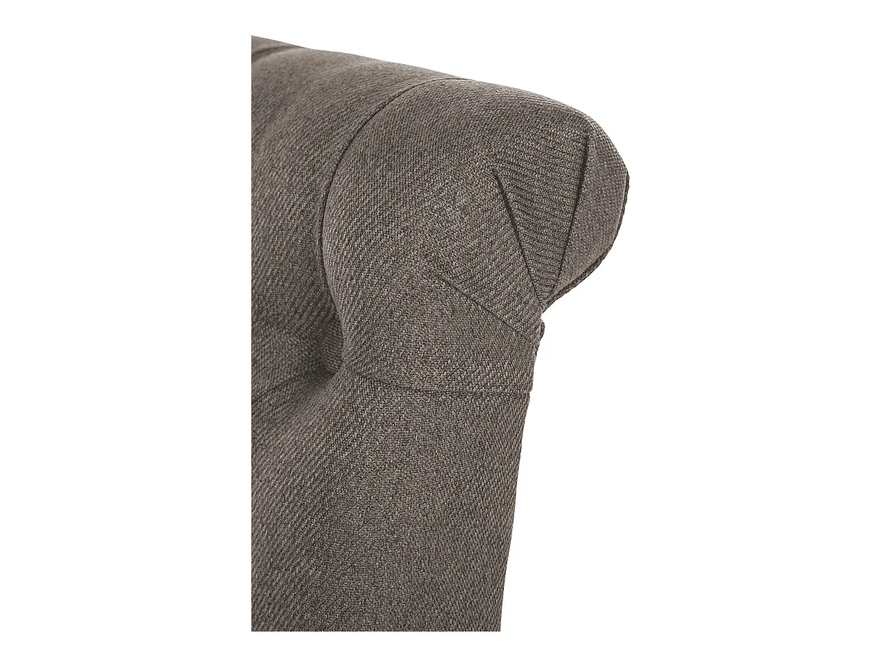 Lot de 2  chaise salle à manger - Tissu - Taupe - Lisburn