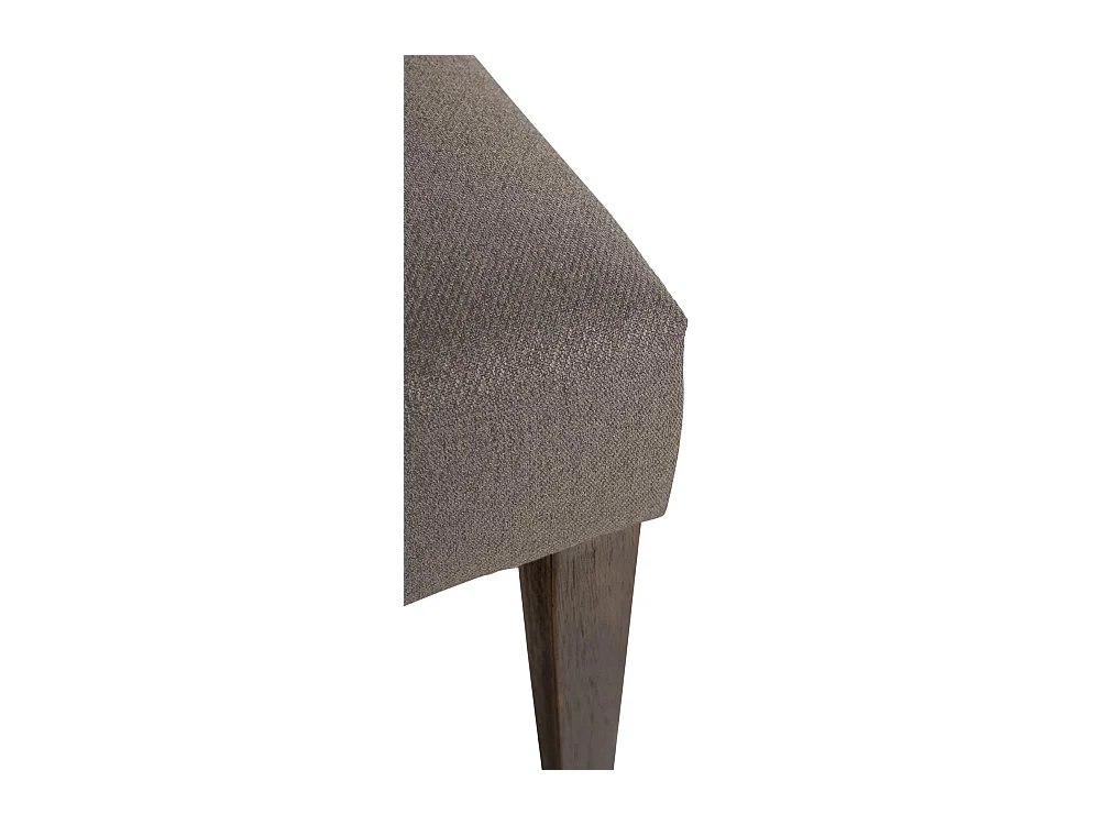 Lot de 2  chaise salle à manger - Tissu - Taupe - Lisburn