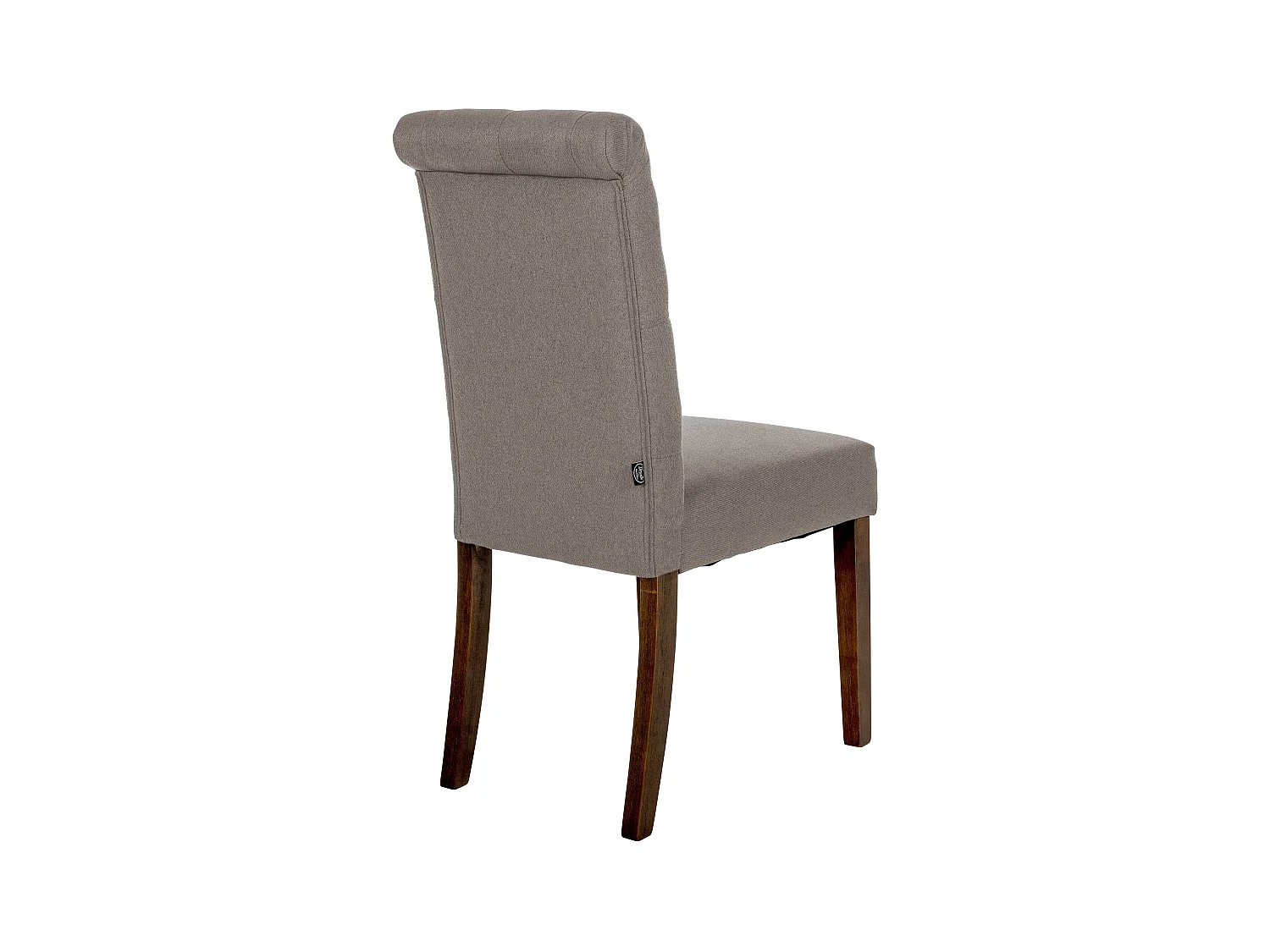 Lot de 2  chaise salle à manger - Tissu - Taupe - Lisburn