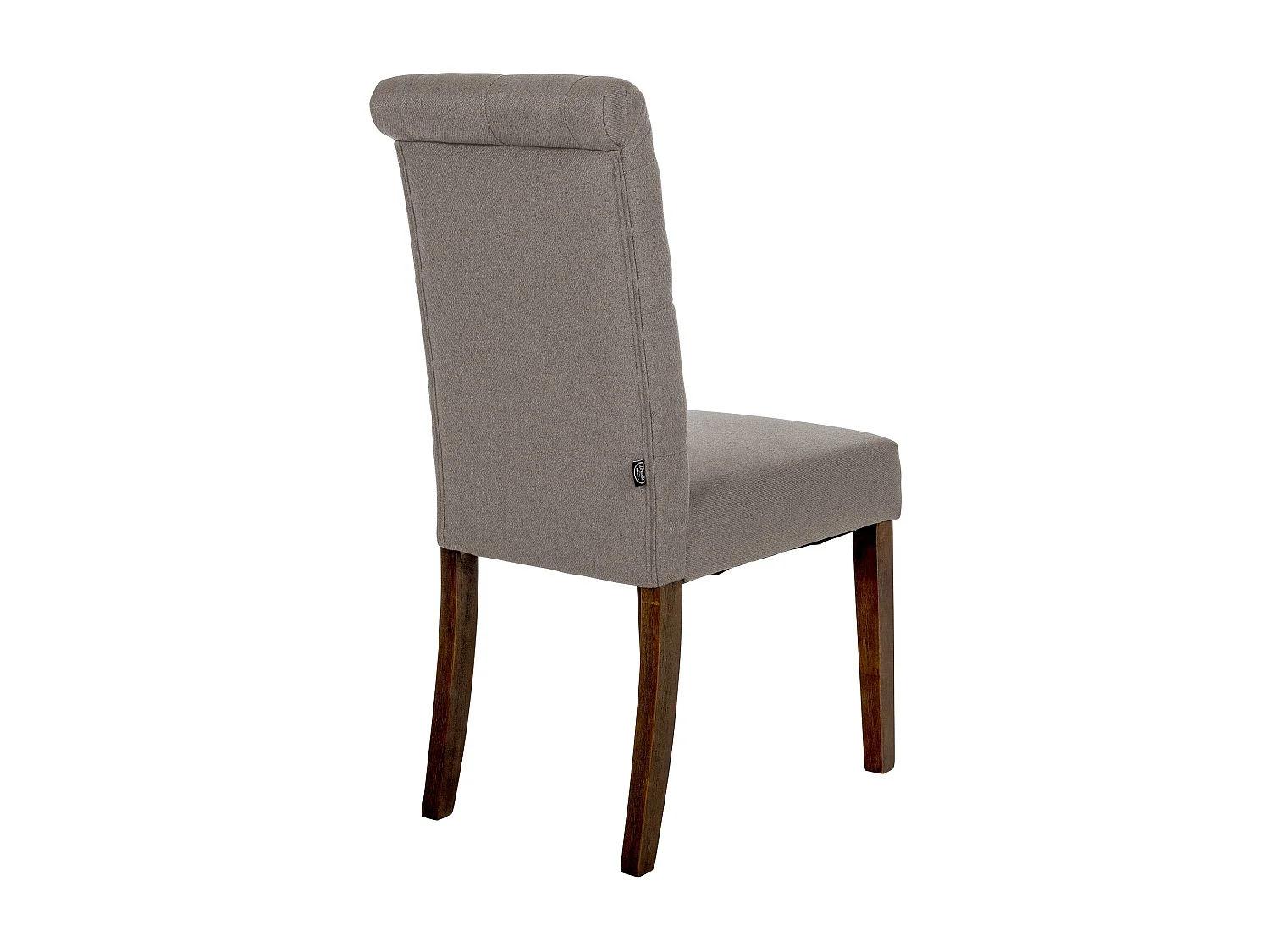 Lot de 2  chaise salle à manger - Tissu - Taupe - Lisburn