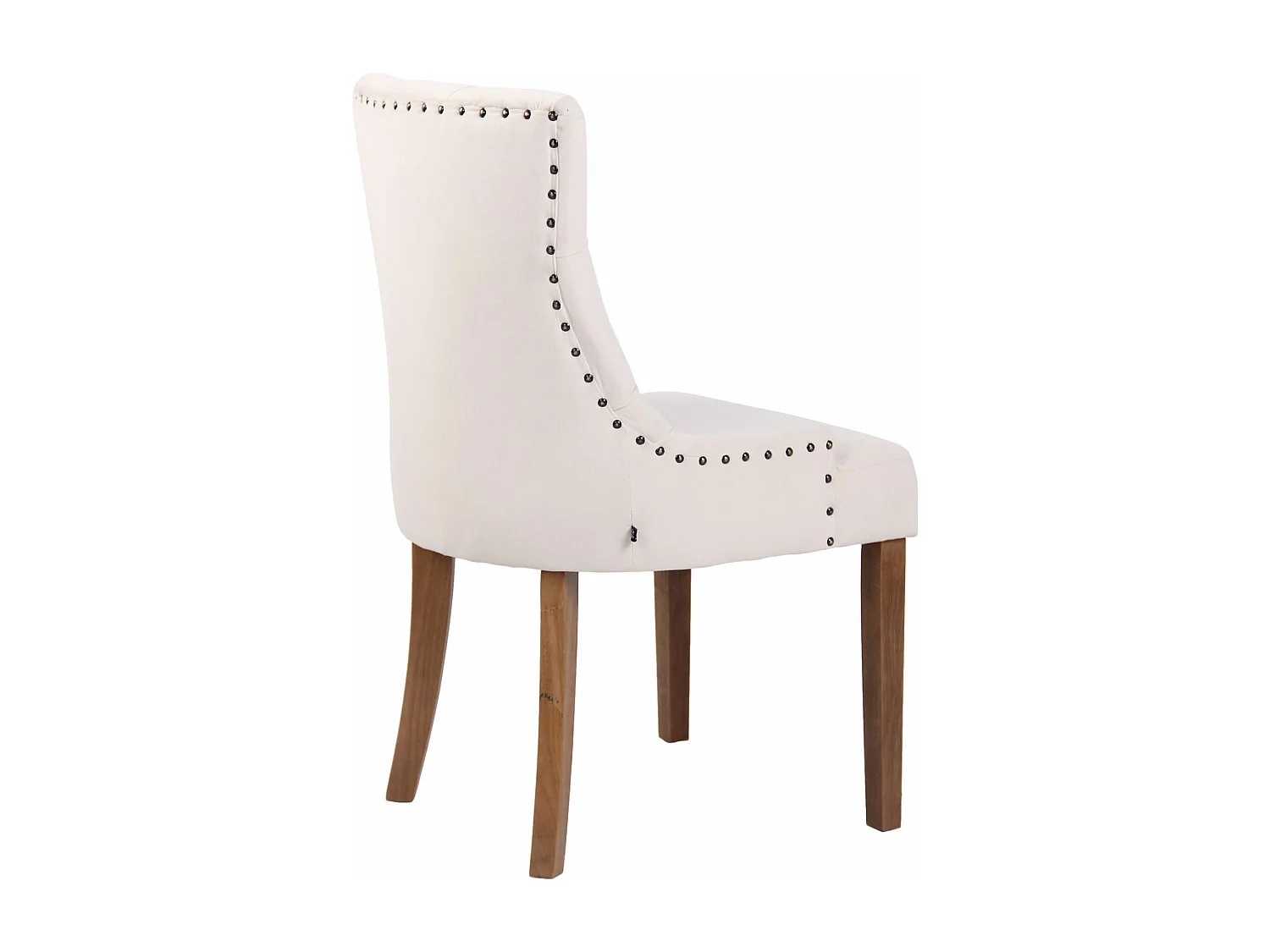 chaise salle à manger - Velours & Antique clair - Crème - Aberdeen