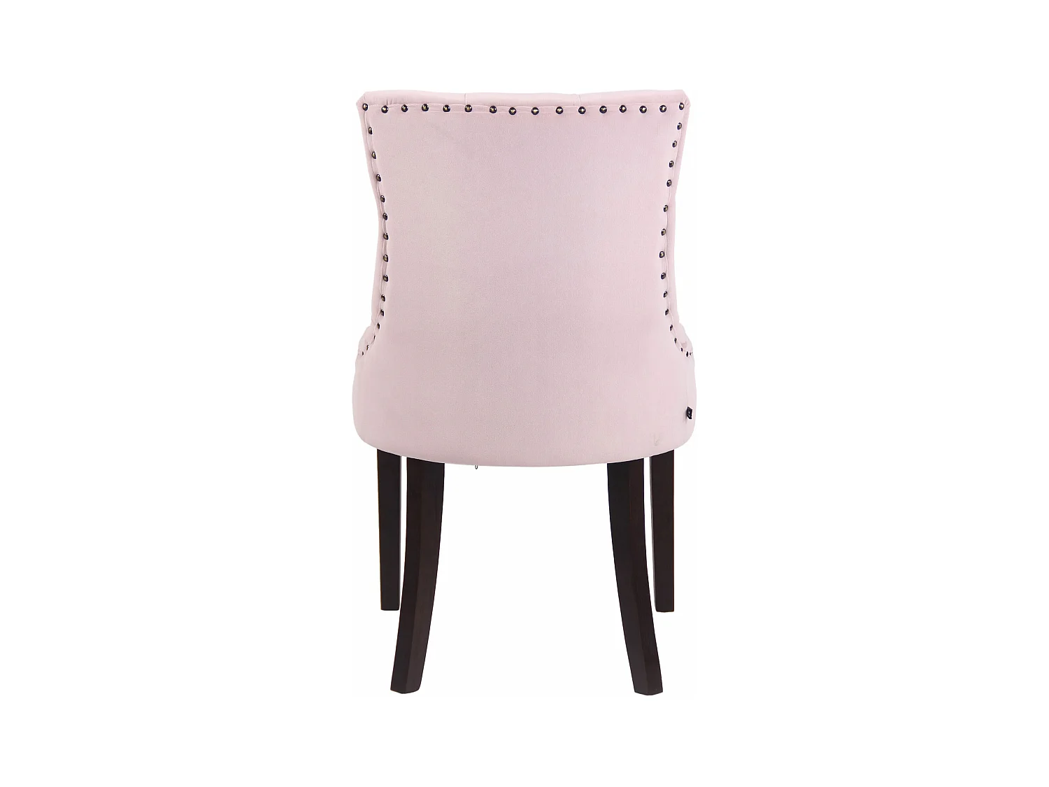 Lot de 4  chaise salle à manger - Velours & Antique - Rose - Aberdeen