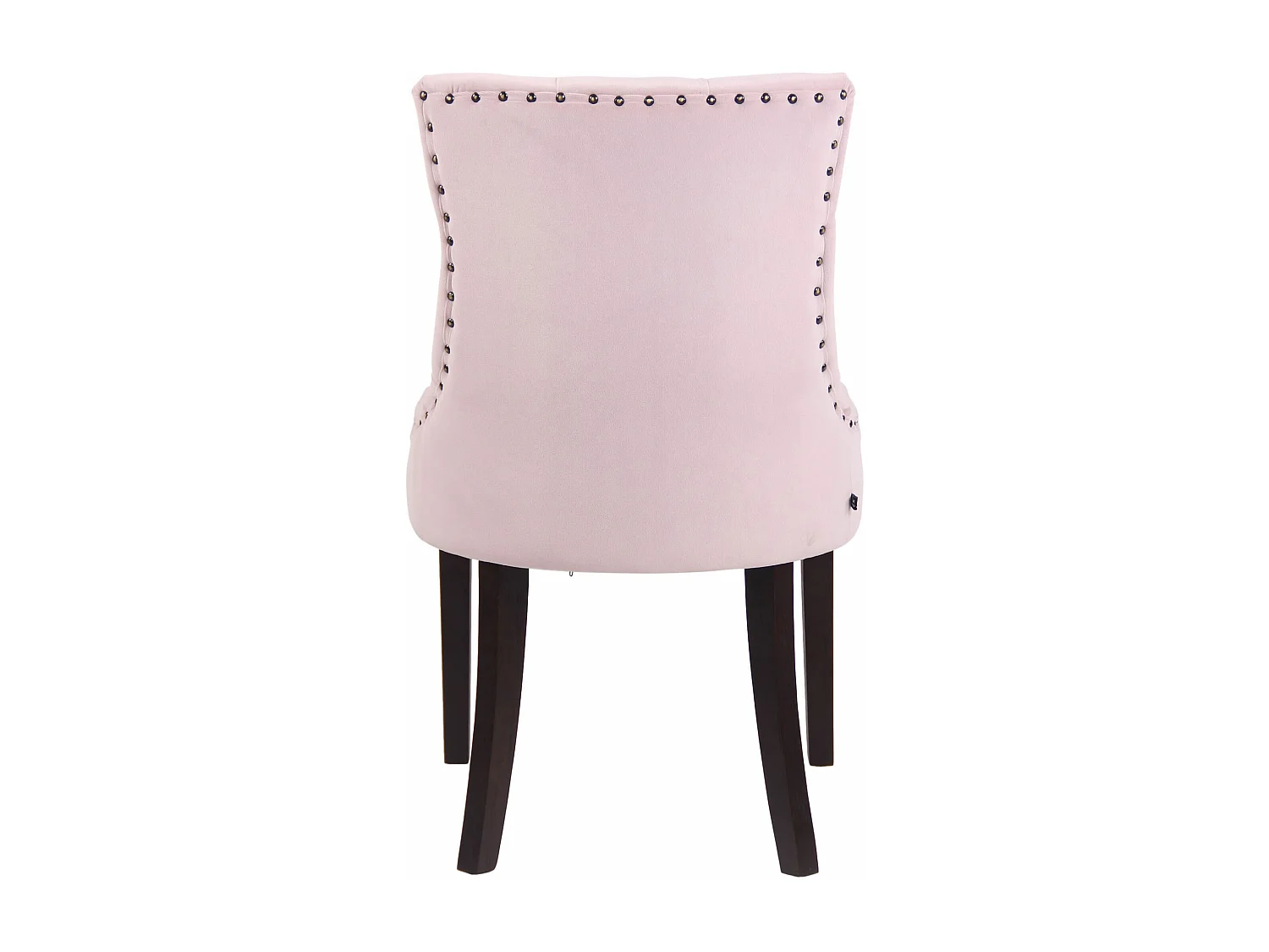 Lot de 4  chaise salle à manger - Velours & Antique - Rose - Aberdeen