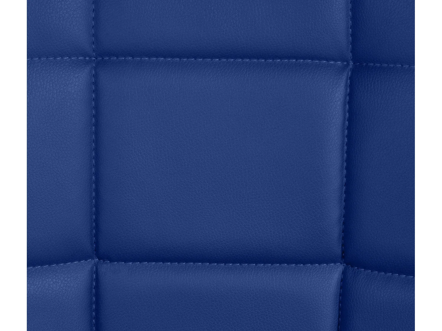 Eetkamerstoelen - Kunstleer & Metaal mat zwart - blauw - Tom