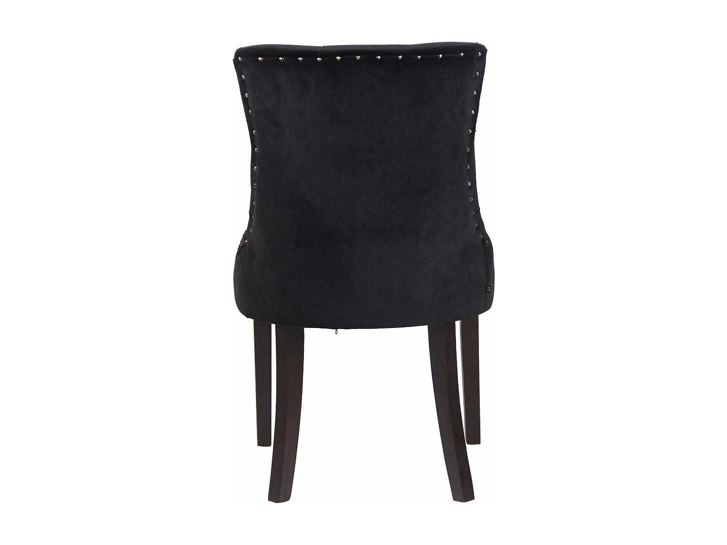 chaise salle à manger - Velours & Antique - Noir - Aberdeen