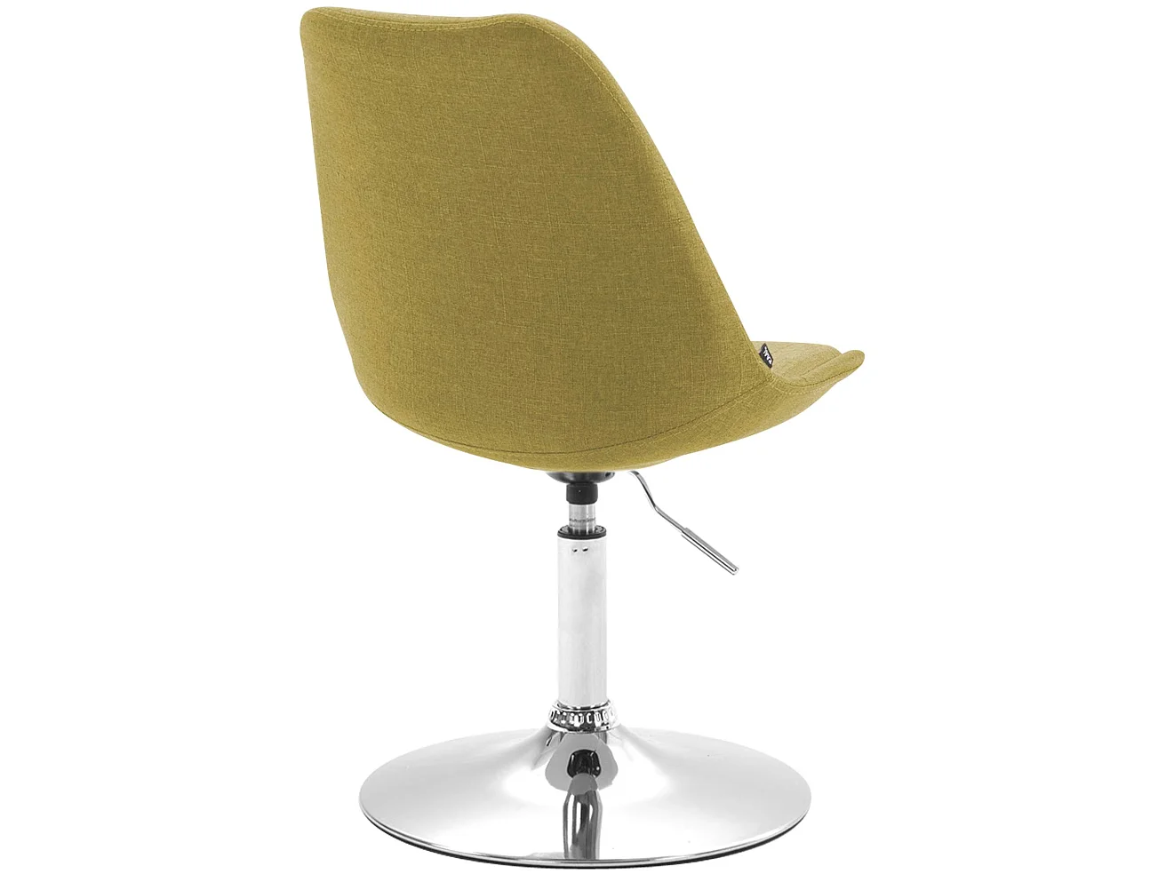 chaise salle à manger - Tissu & Chrome - Vert - Maverick