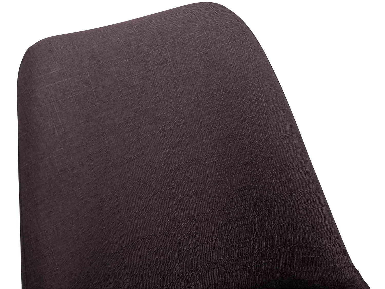 Esszimmerstuhl - Stoff & chrom - braun - Maverick