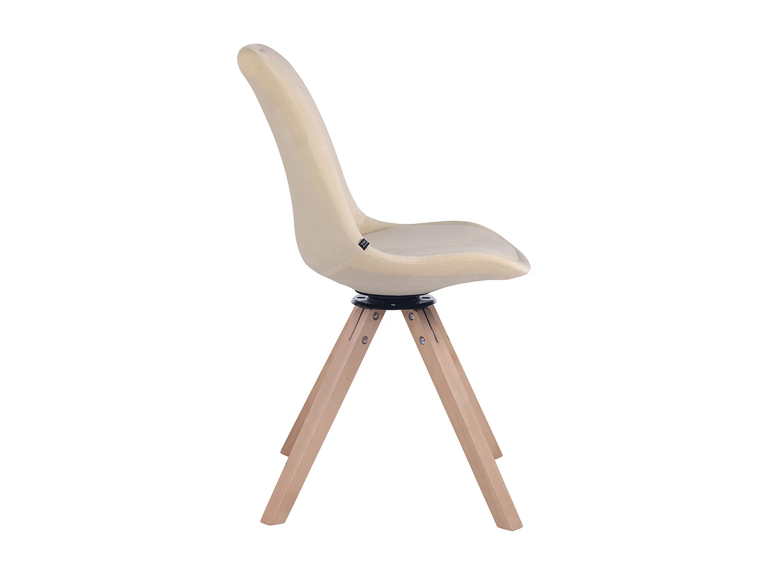 chaise salle à manger - Velours & Nature - Crème - Troyes