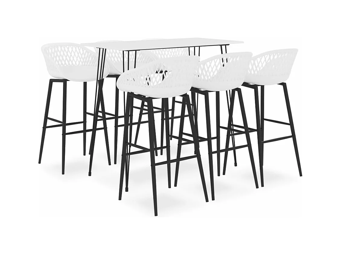 Ensemble de bar 7 pcs Blanc