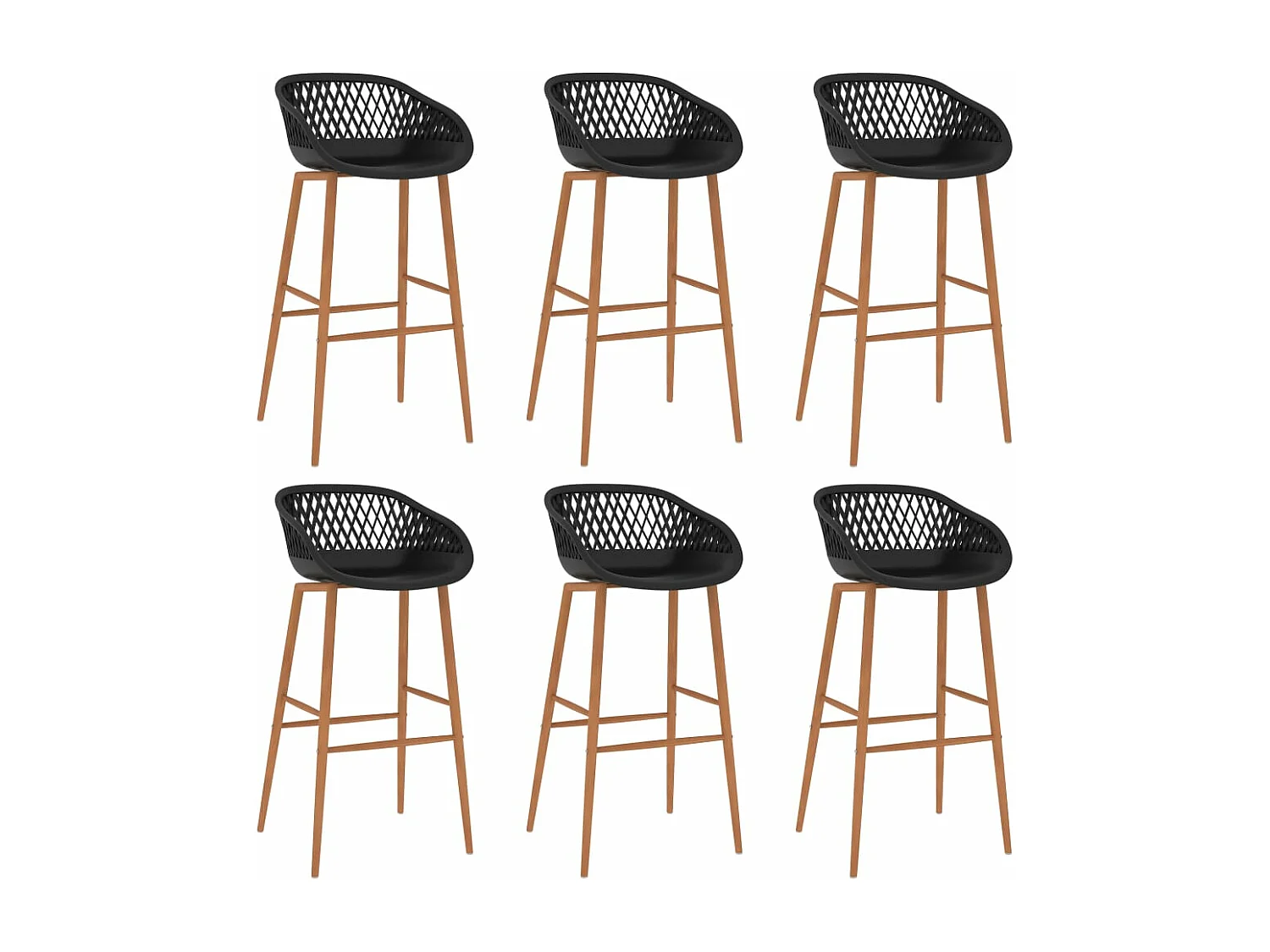Ensemble de bar 7 pcs Noir