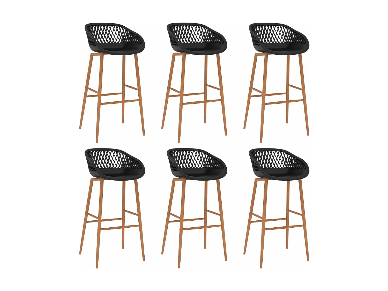 Ensemble de bar 7 pcs Noir