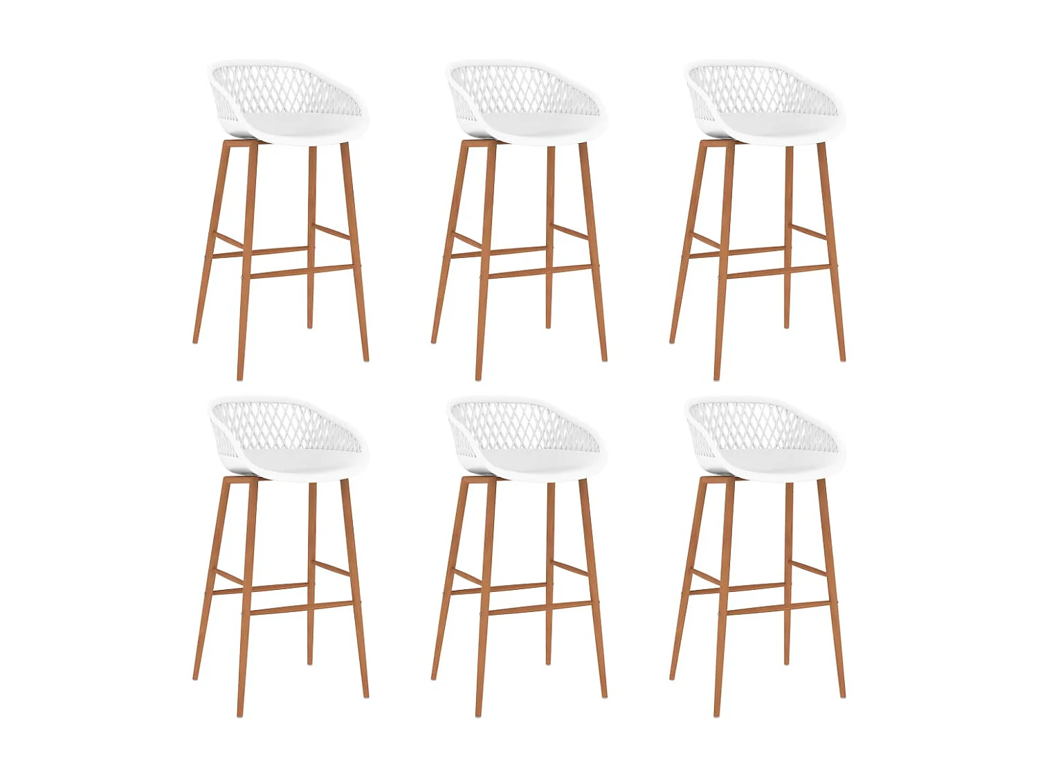 Ensemble de bar 7 pcs Noir et blanc