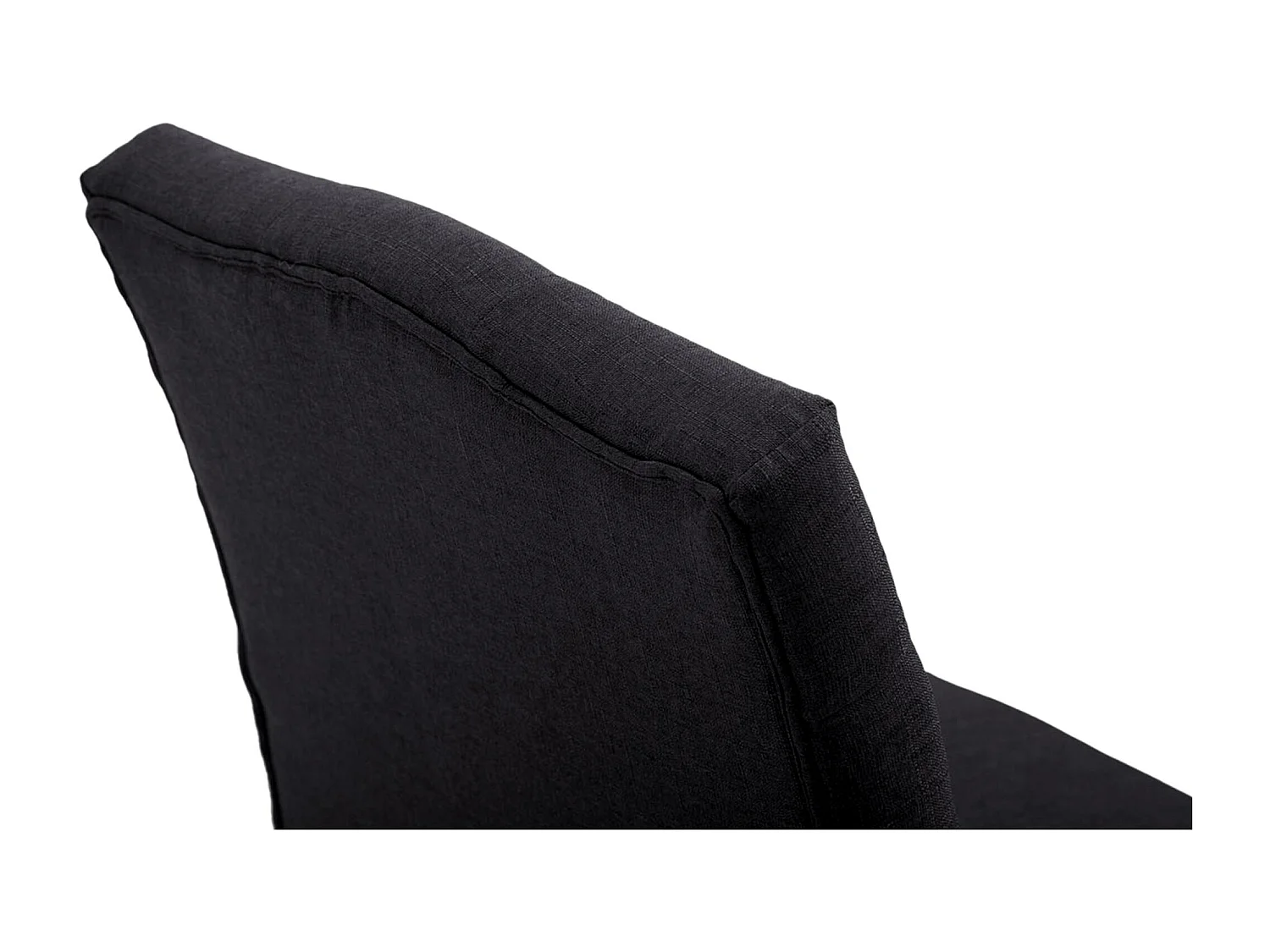 chaises avec accoudoirs - Tissu & Antique clair - Noir - Sugar