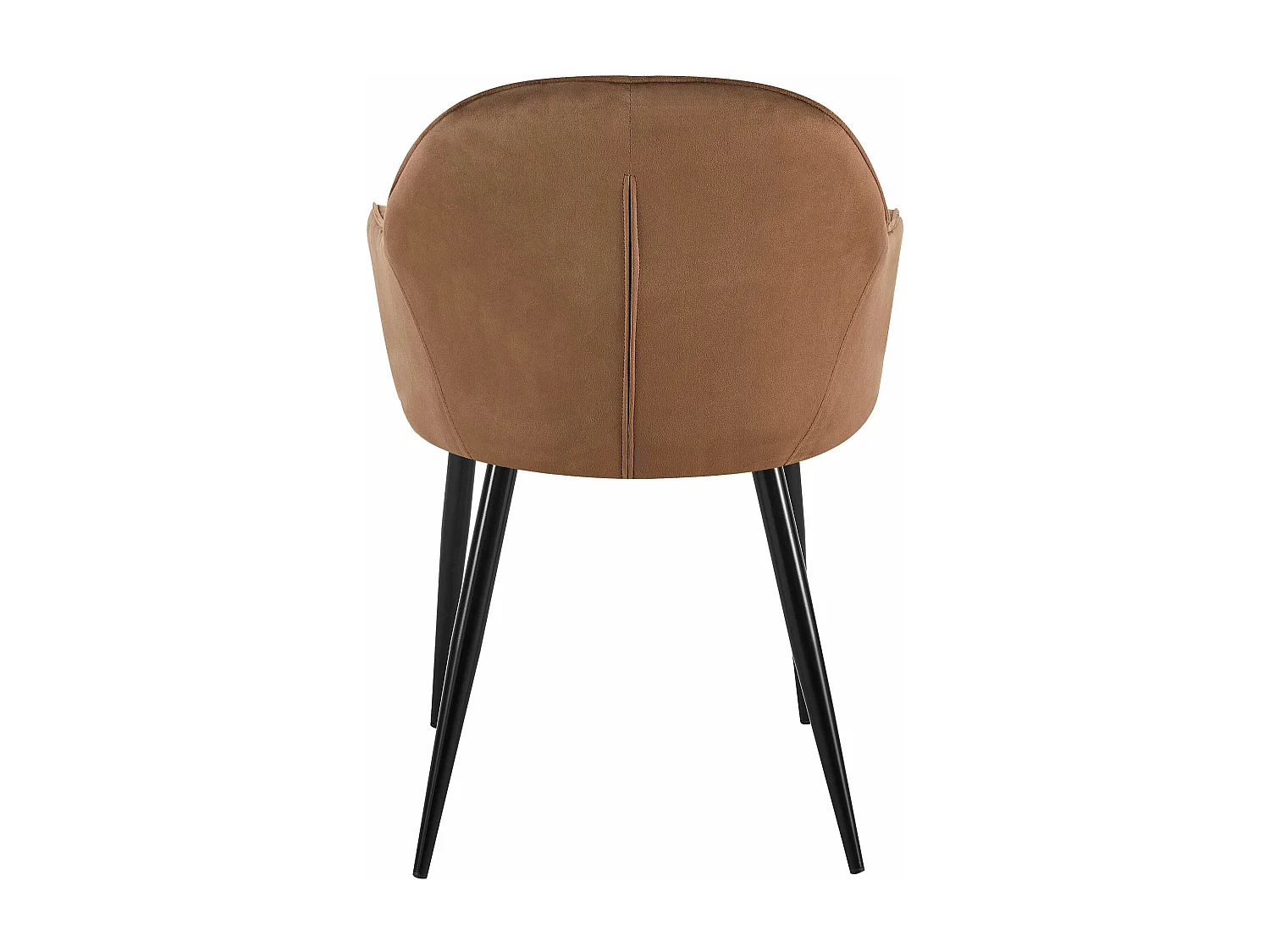 chaises avec accoudoirs - Velours & Blanc - Marron - Boise