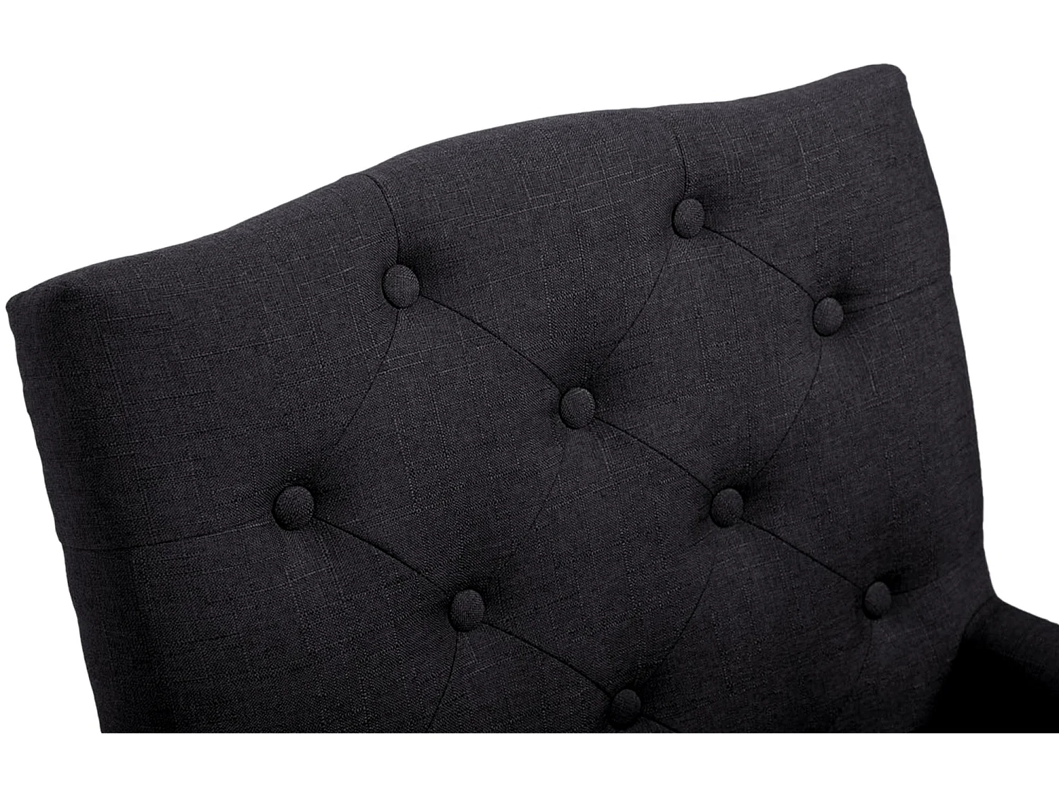 chaises avec accoudoirs - Tissu & Antique - Noir - Sugar