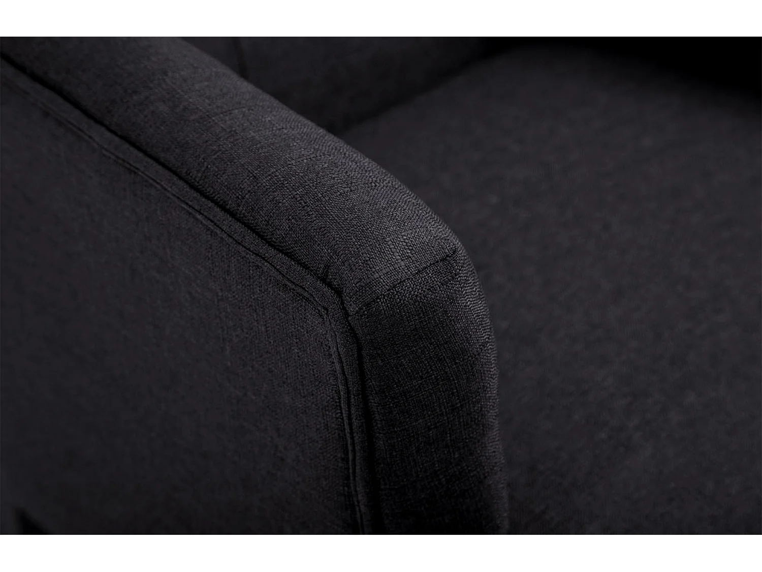 chaises avec accoudoirs - Tissu & Antique - Noir - Sugar