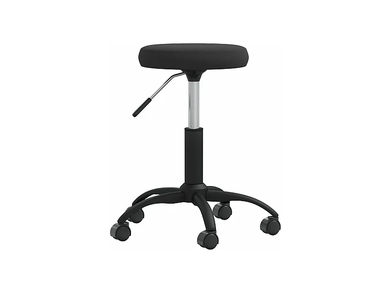 Bürostuhl Drehbar Schwarz Samt