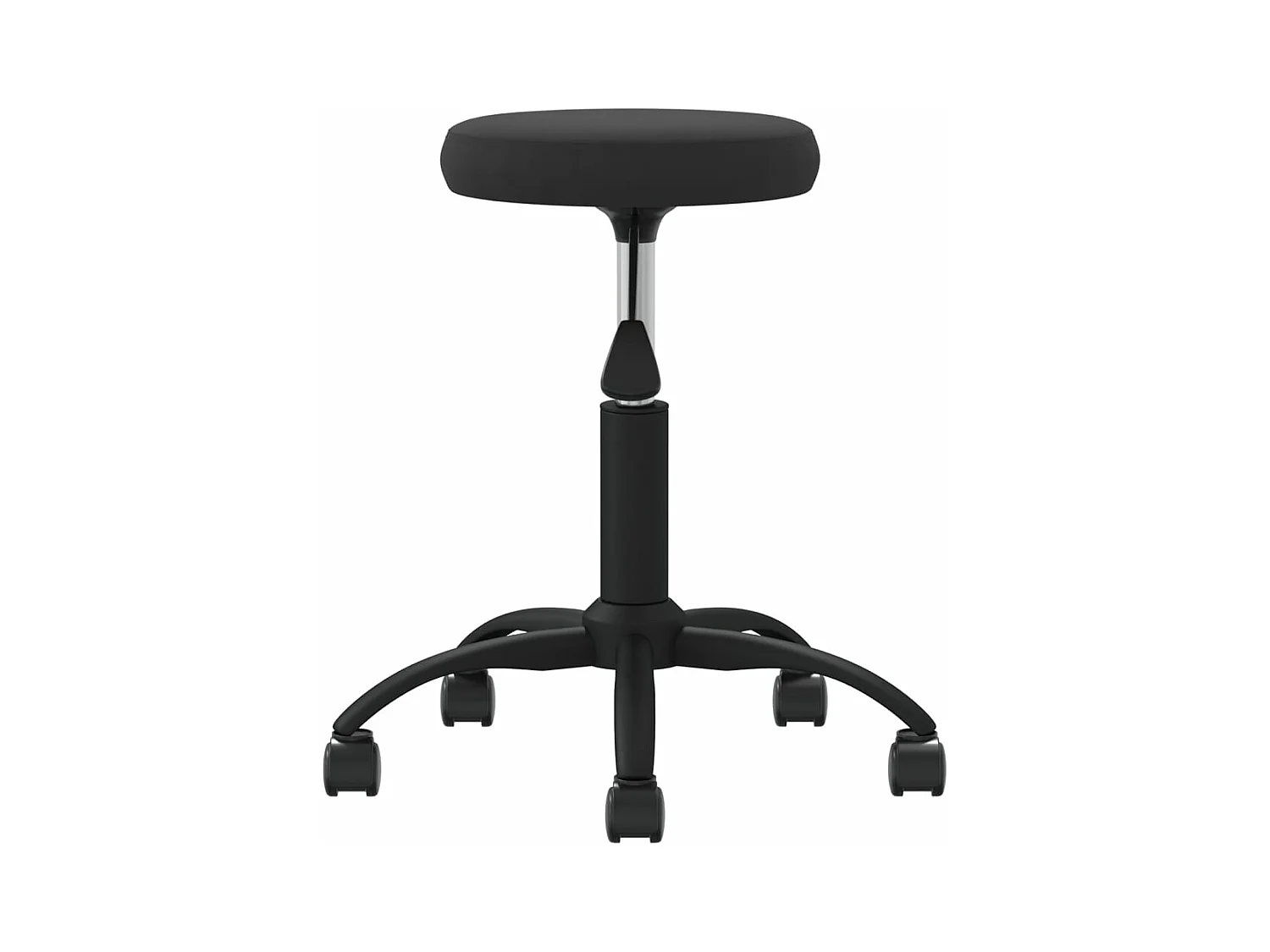 Chaise pivotante de bureau Noir Velours