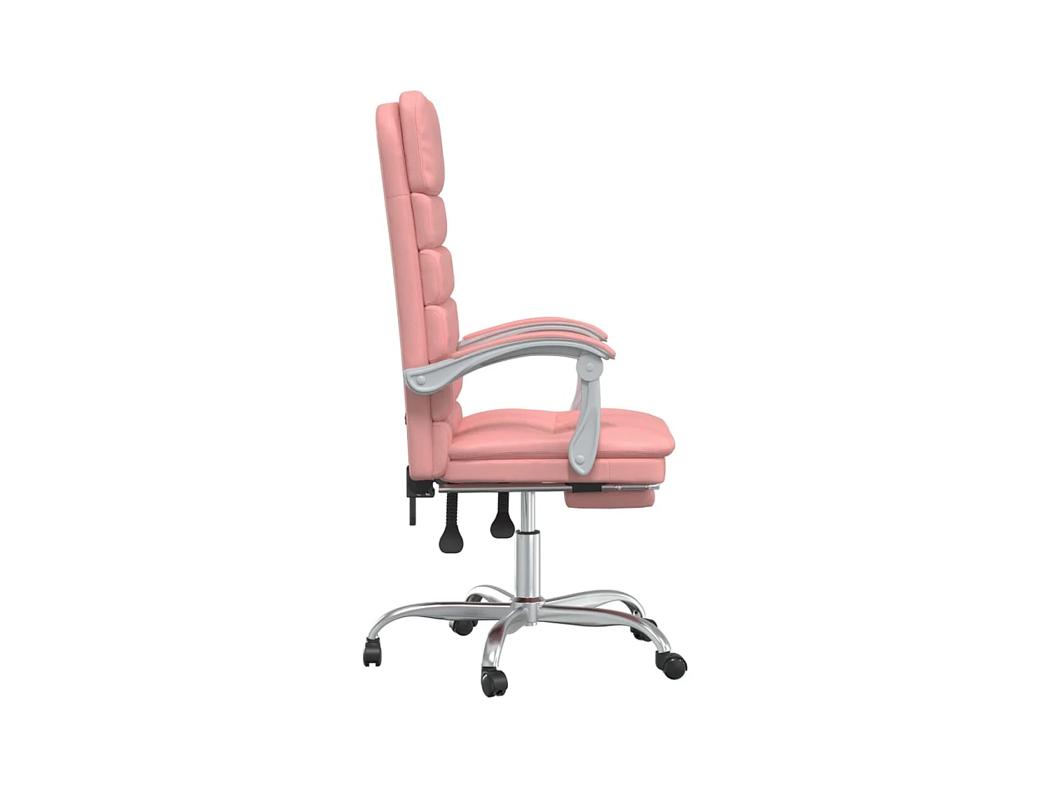Fauteuil de massage inclinable de bureau Rose Similicuir