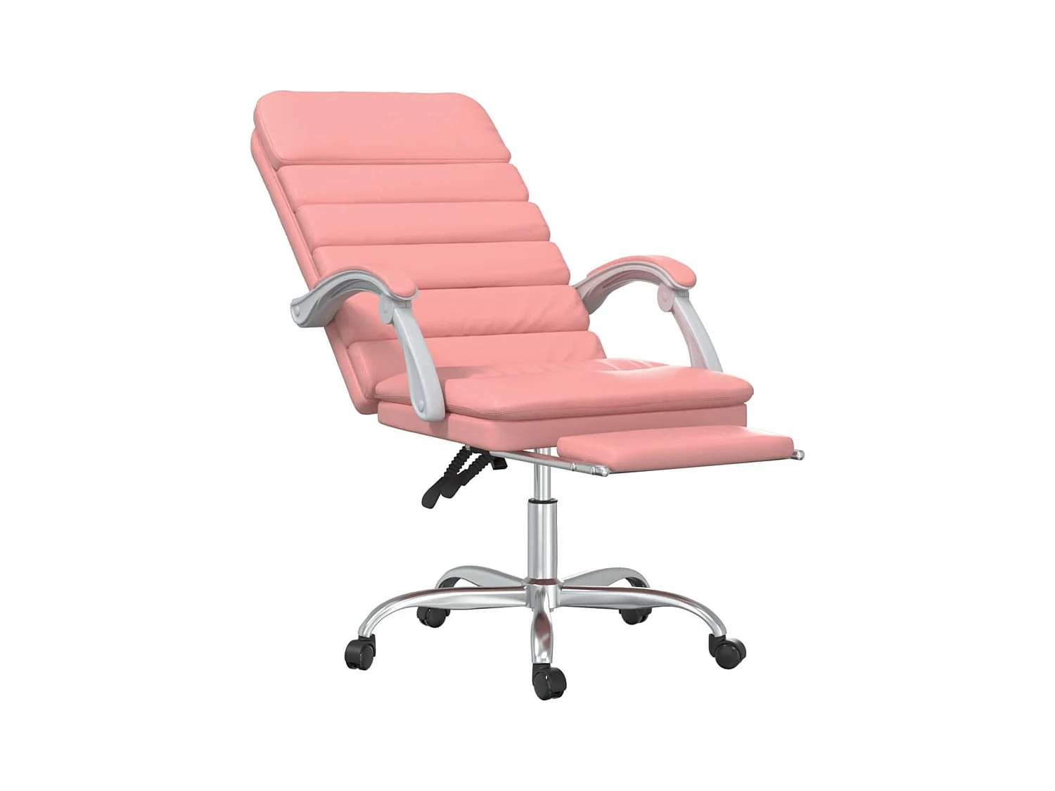 Fauteuil de massage inclinable de bureau Rose Similicuir
