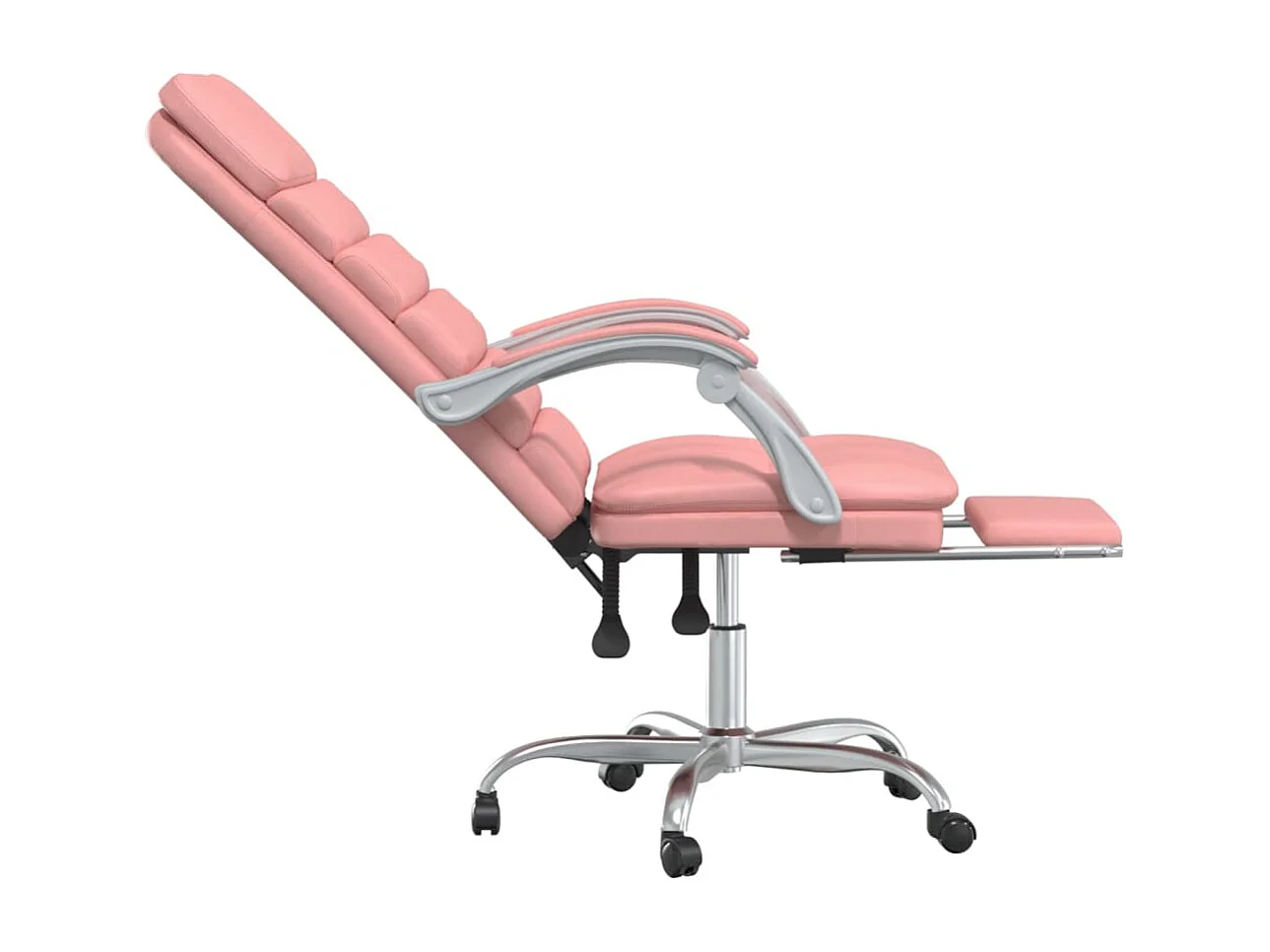 Fauteuil de massage inclinable de bureau Rose Similicuir