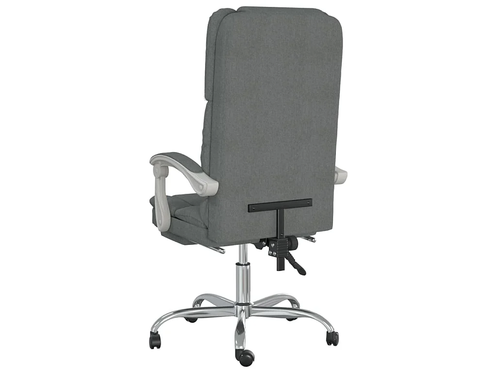 Kantoorstoel massage verstelbaar stof donkergrijs