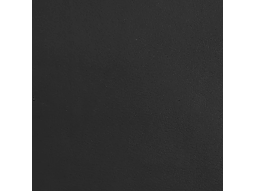 Silla de oficina giratoria de cuero sintético negro