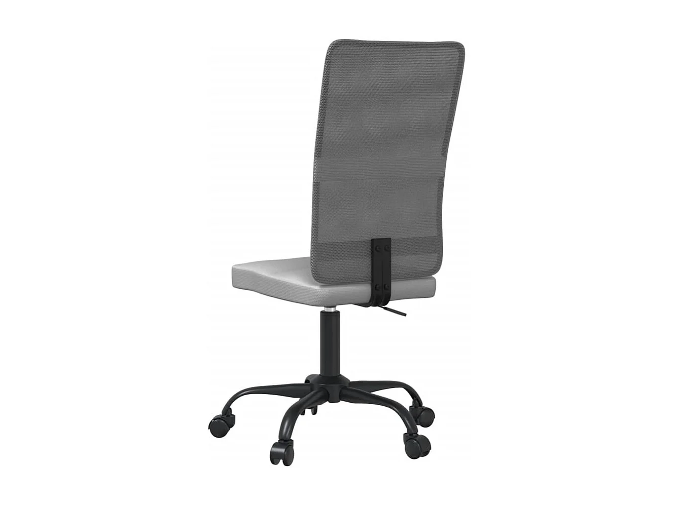 Chaise de bureau réglable en hauteur gris tissu en maille