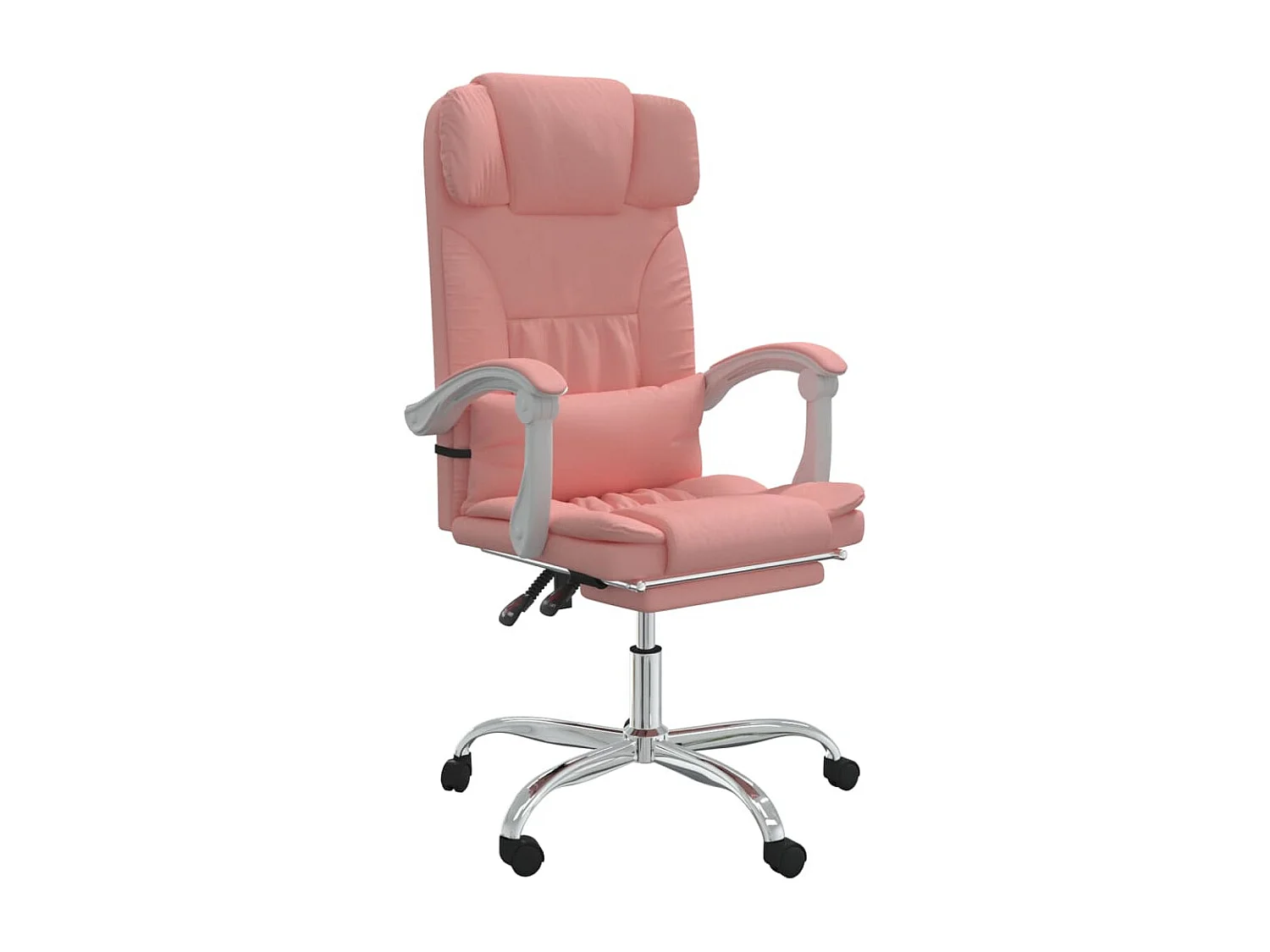 Fauteuil inclinable de bureau Rose Similicuir