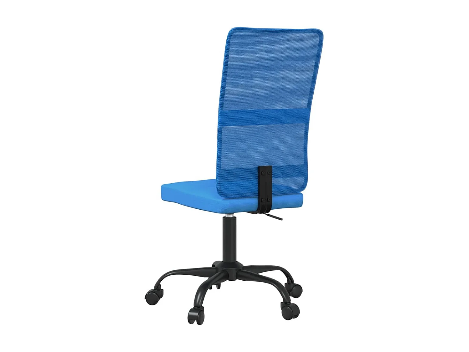 Chaise de bureau réglable en hauteur bleu tissu en maille