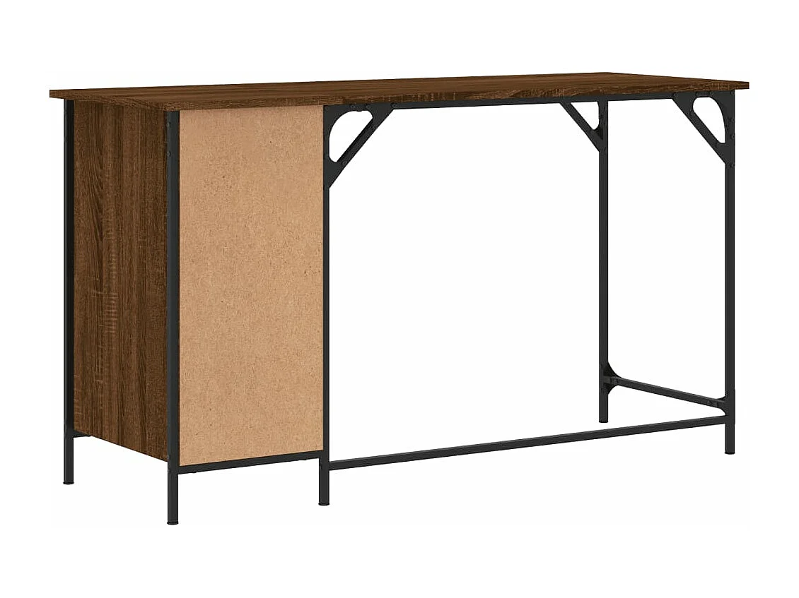 Computertisch Braun Eiche-Optik 131x48x75 cm Holzwerkstoff