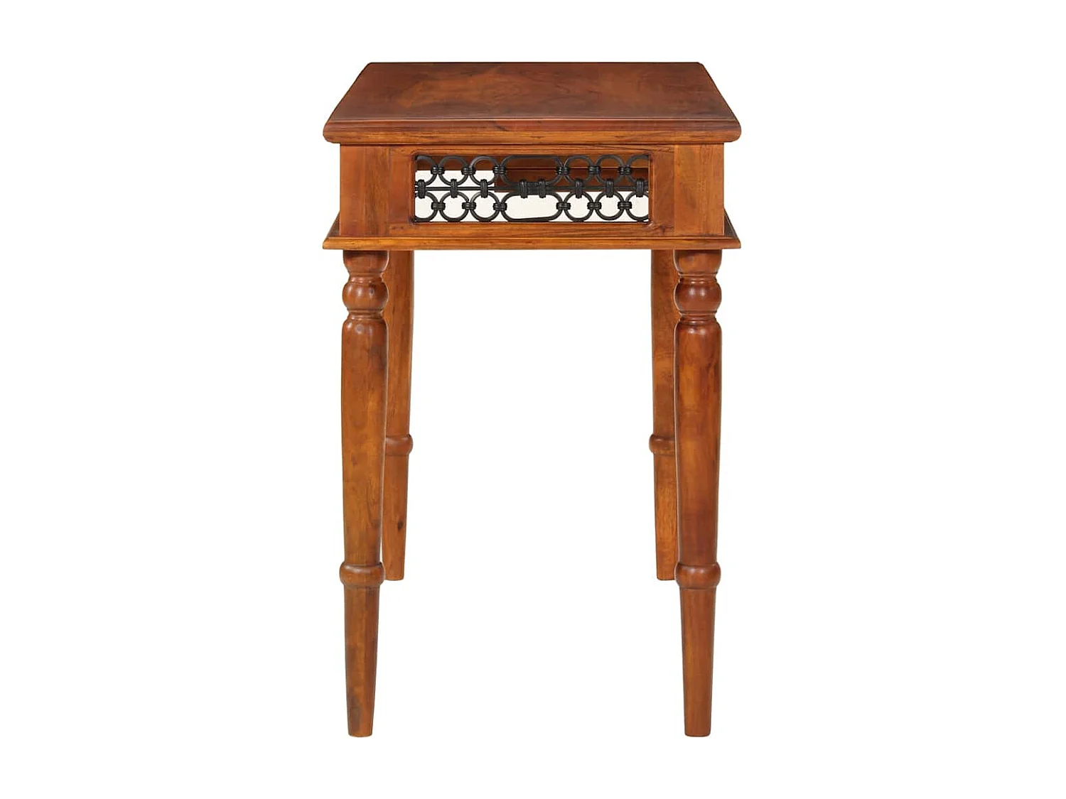 Bureau avec tiroir 110x50x76 cm bois d'acacia solide