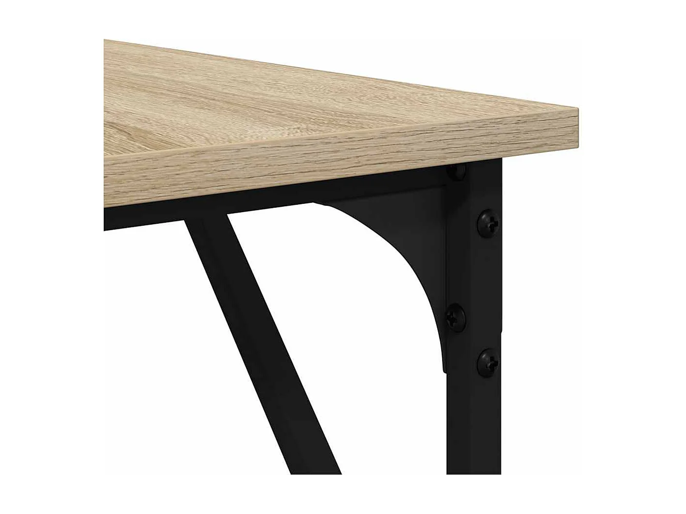 Bureau chêne sonoma 149x149x75 cm bois d'ingénierie