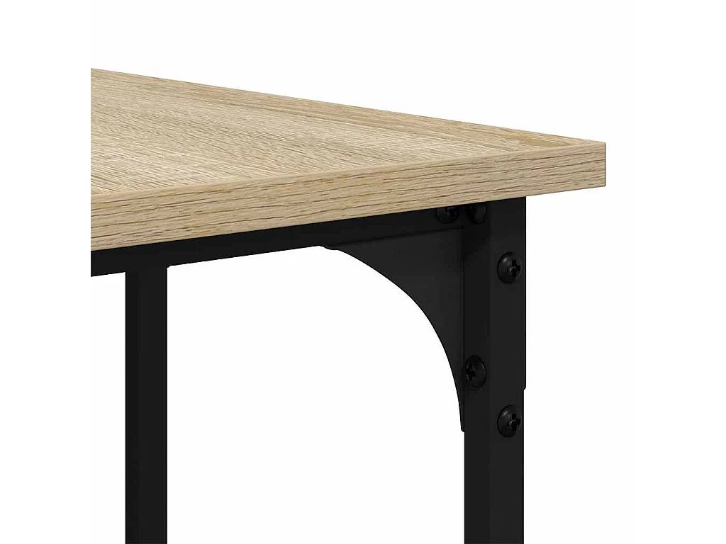 Schreibtisch Sonoma-Eiche 139x139x75 cm Holzwerkstoff