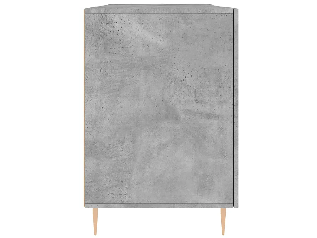 Secretária 140x50x75 cm derivados de madeira cinza cimento
