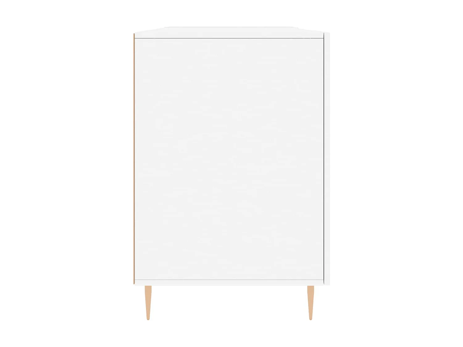 Schreibtisch Weiß 140x50x75 cm Holzwerkstoff