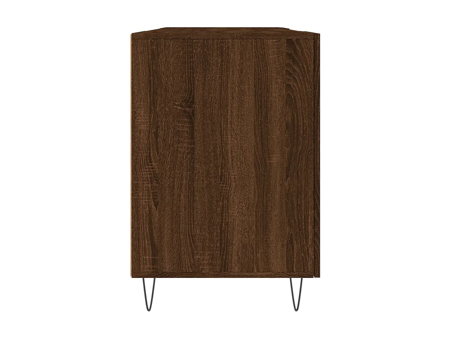 Secretária 140x50x75 cm derivados de madeira carvalho castanho