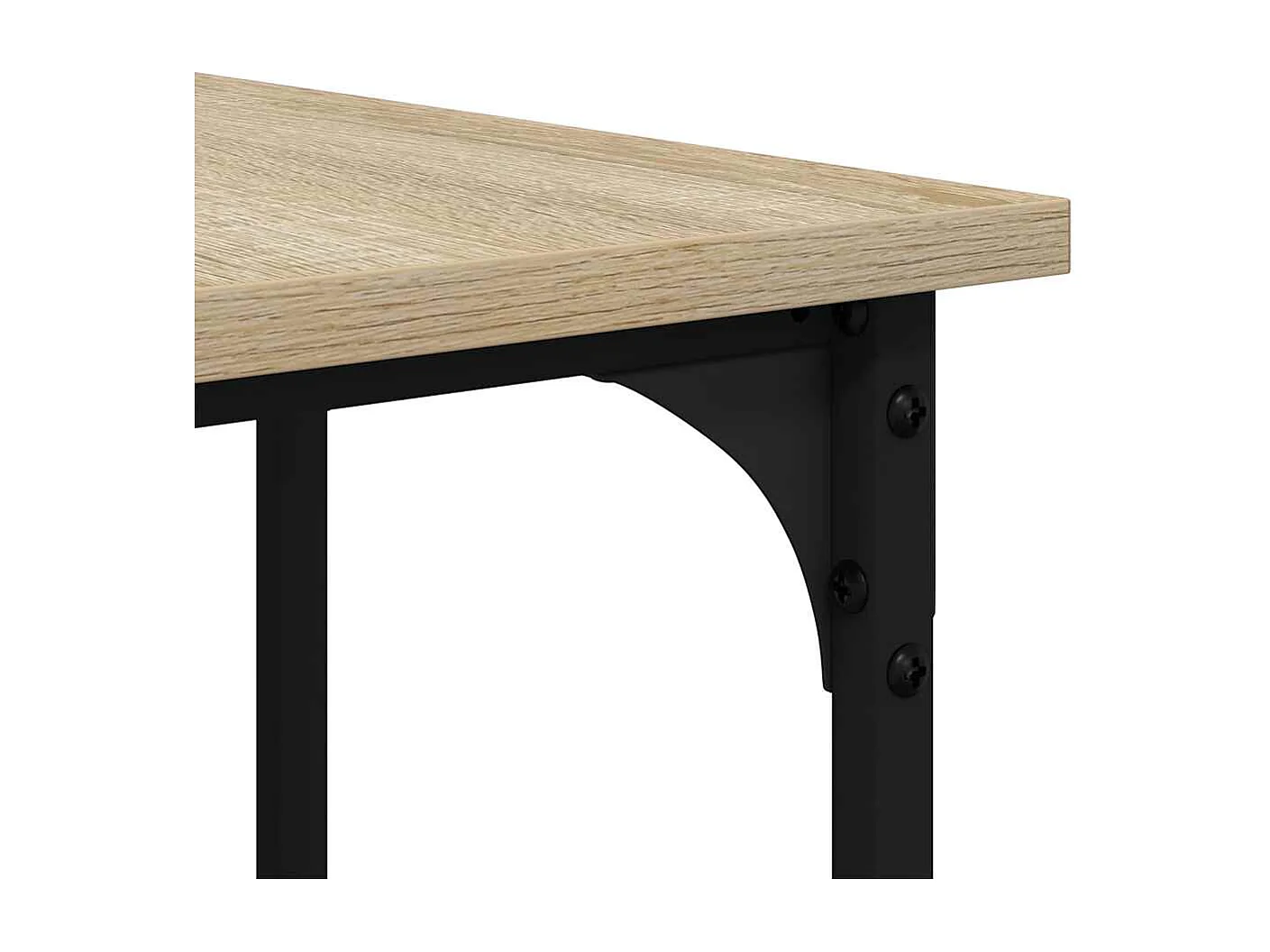 Scrivania Rovere Sonoma 139x139x75 cm in Legno Multistrato