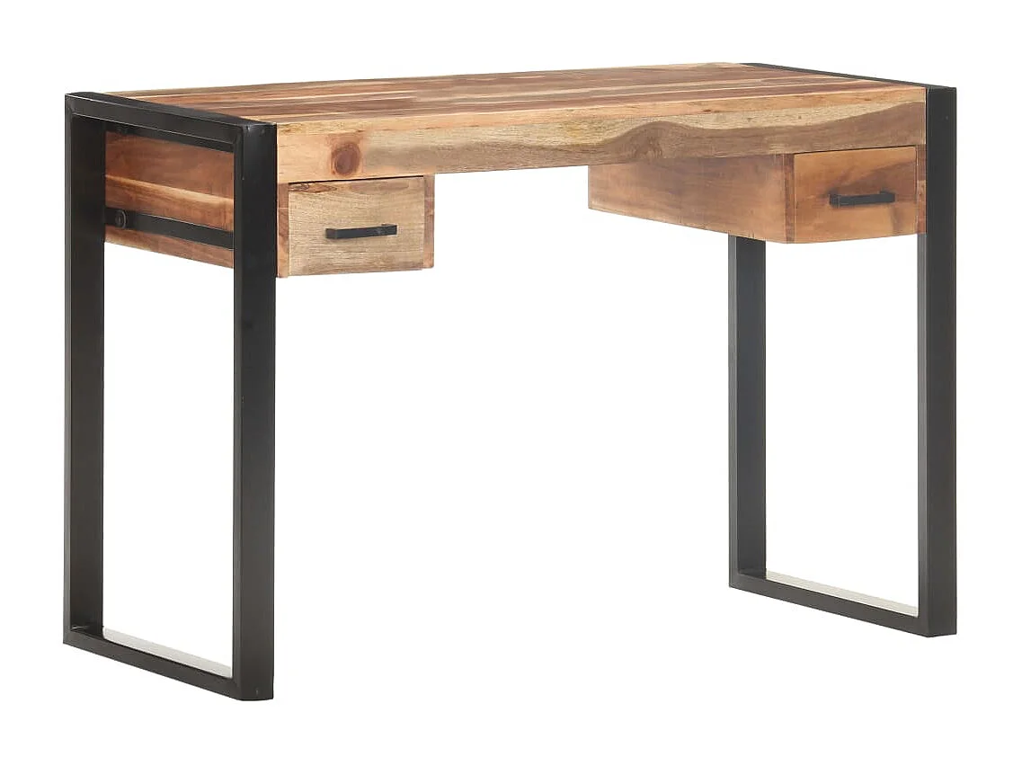 Schreibtisch 110x50x76 cm Massivholz