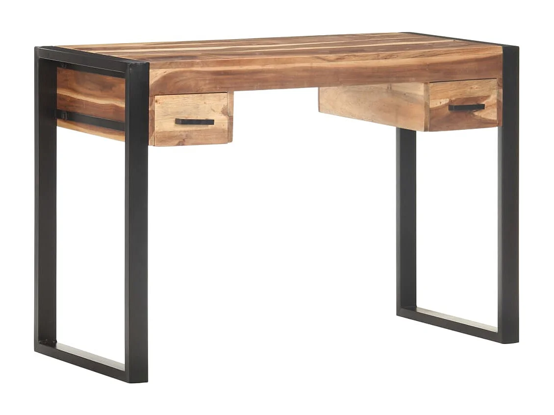 Schreibtisch 110x50x76 cm Massivholz