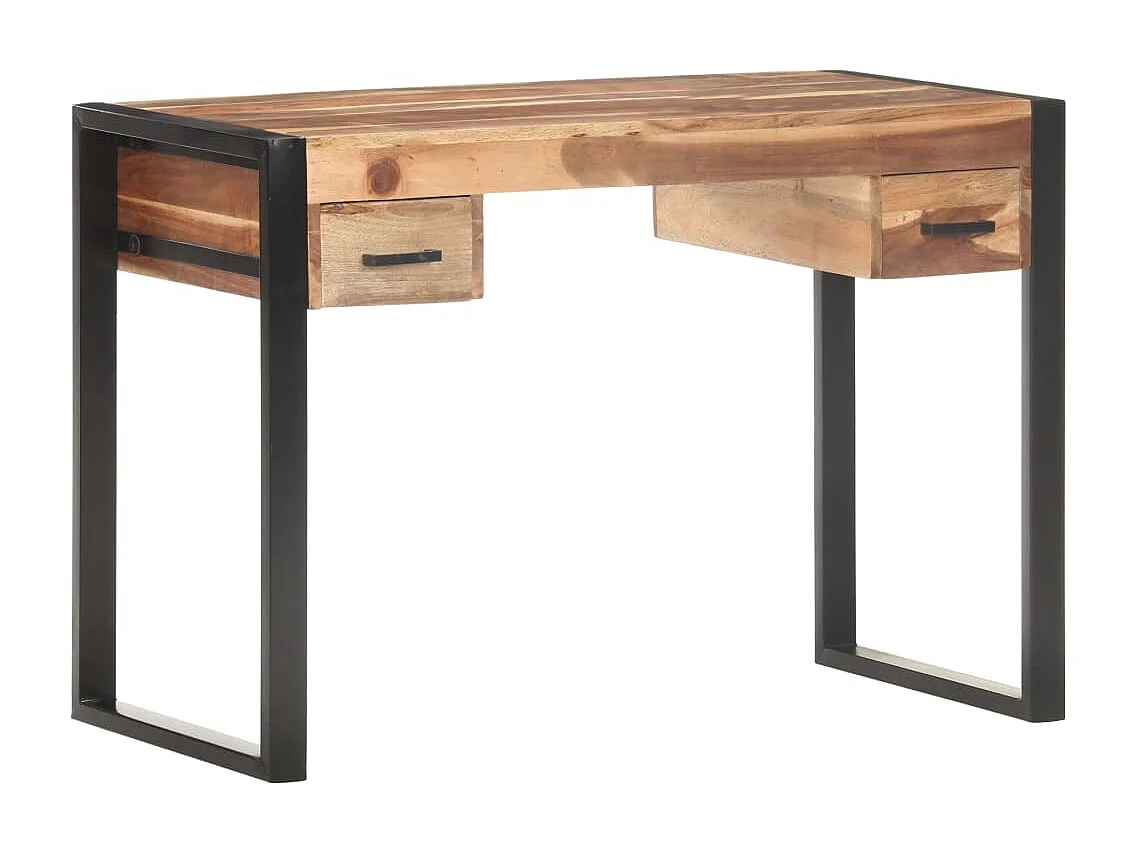 Schreibtisch 110x50x76 cm Massivholz