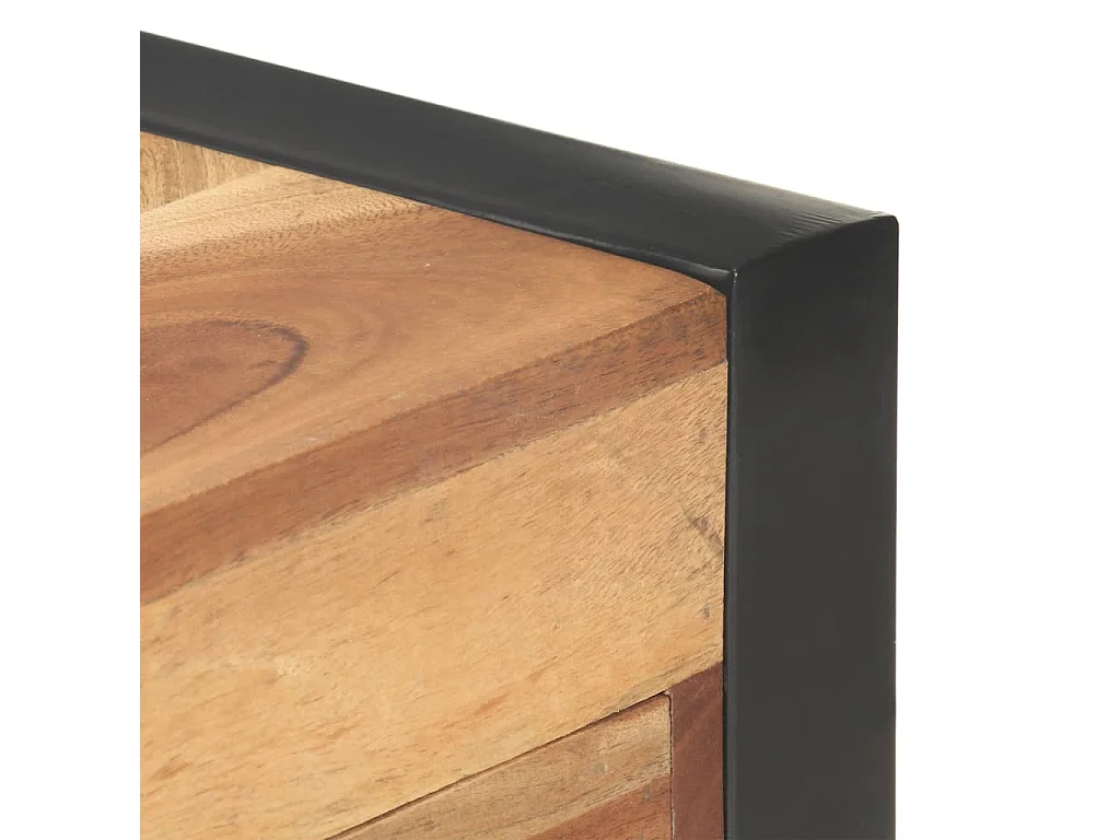 Escritorio de madera maciza 110x50x76 cm