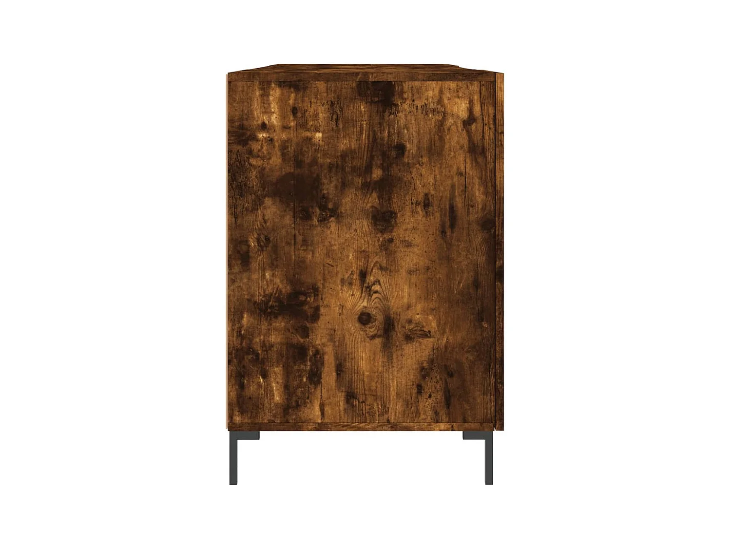 Bureau chêne fumé 140x50x75 cm bois d'ingénierie