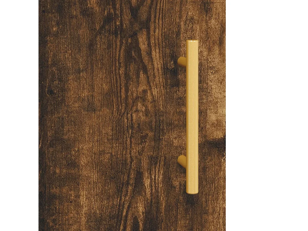 Scrivania Rovere Fumo 140x50x75 cm in Legno Multistrato