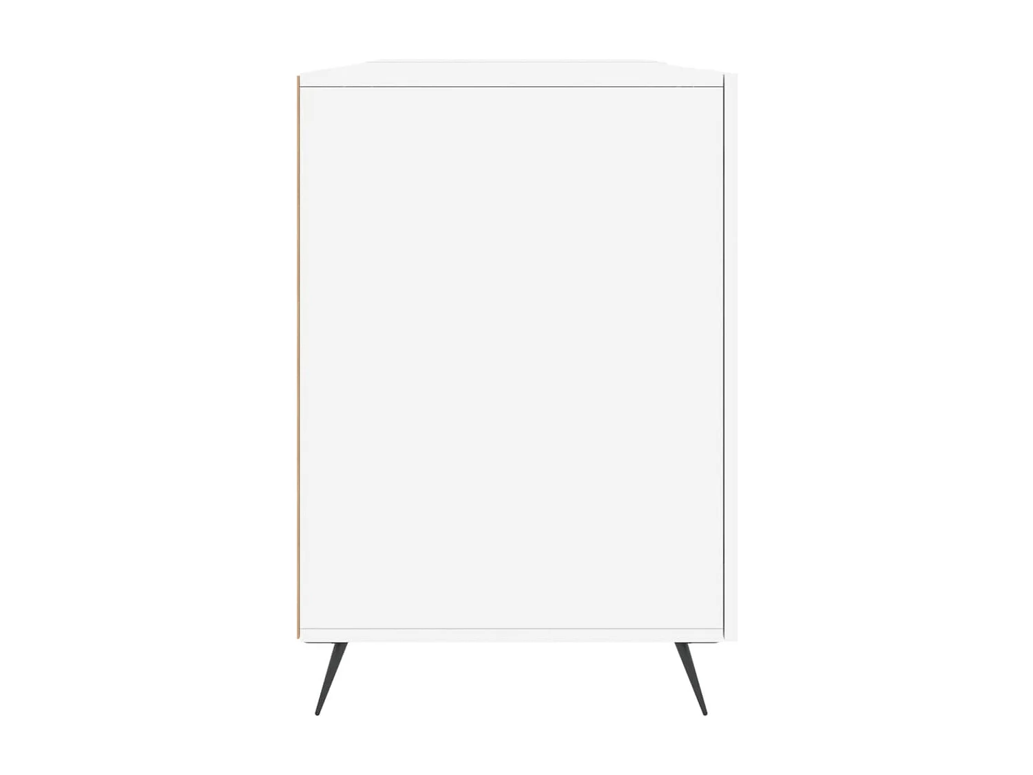 Schreibtisch Hochglanz-Weiß 140x50x75 cm Holzwerkstoff