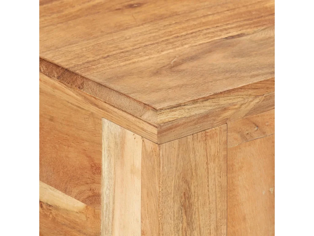 Escritorio de madera maciza reciclada 110x50x75 cm