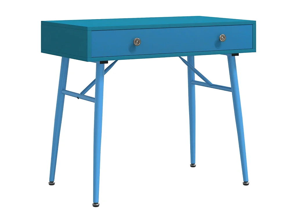 Computerbureau in antieke stijl met lade 90x50x76,5 cm groen