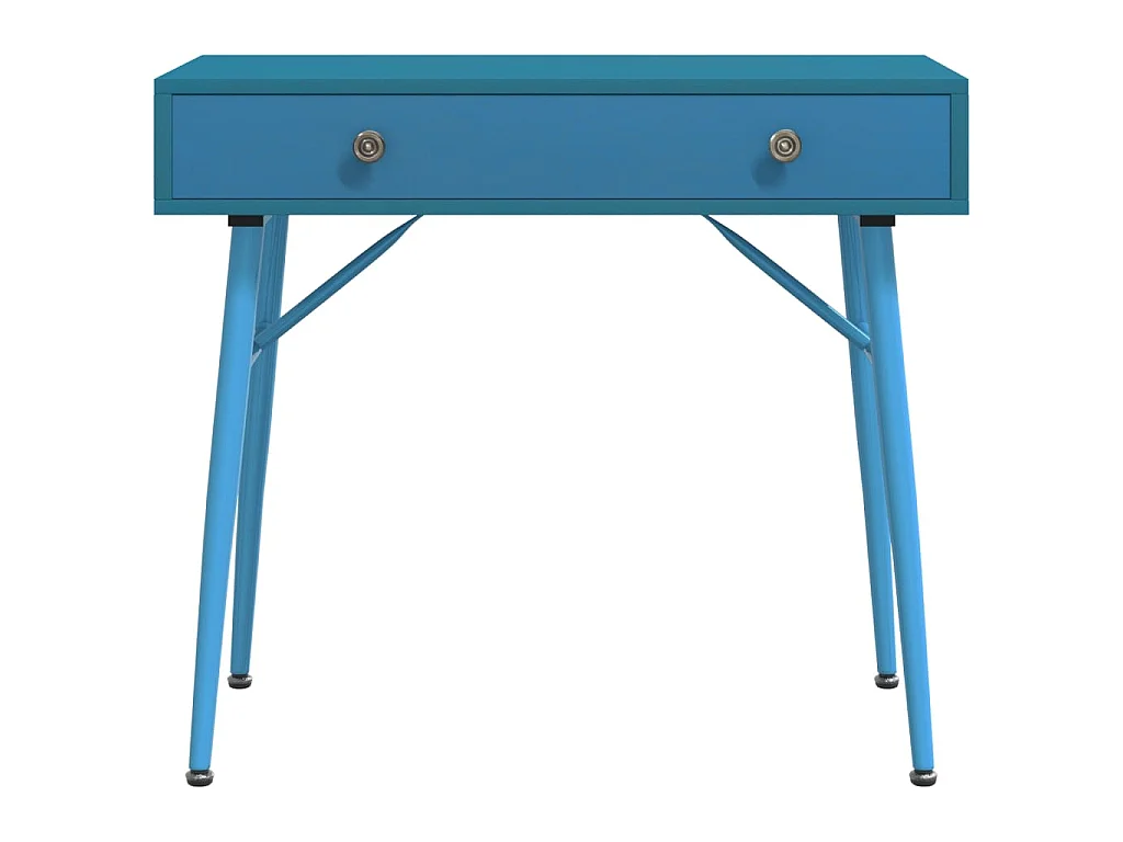 Computerbureau in antieke stijl met lade 90x50x76,5 cm groen